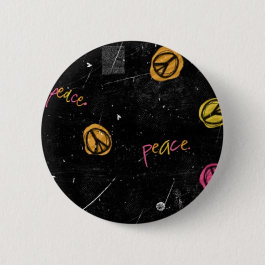 BADGE ROND 5 CM SIGNES DE PAIX (Devant)