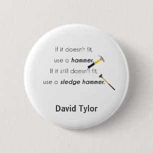 Badge Rond 5 Cm S'il ne rentre pas,