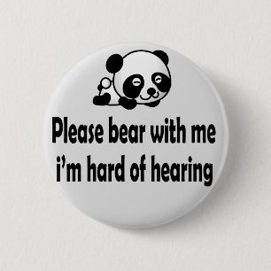 Badge Rond 5 Cm S'il vous plaît, portez-vous avec moi si j'ai mal 