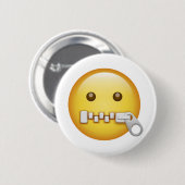 Badge Rond 5 Cm silence émotionnel (Devant & derrière)
