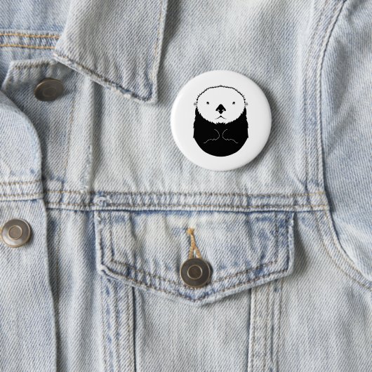 Badge Rond 5 Cm Silhouette (En situation)