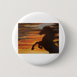Badge Rond 5 Cm Silouette