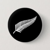 Badge Rond 5 Cm Silver fern flag (NZ) (Devant)