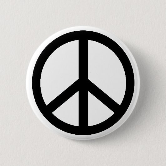 Badge Rond 5 Cm simbol de paix (Devant)