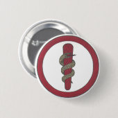 Badge Rond 5 Cm simbolo_da_odontologia (Devant & derrière)