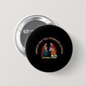 BADGE ROND 5 CM SIMEON AND THE PROMISED SAVIOR (Devant & derrière)