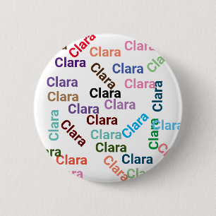 Badge Rond 5 Cm SIMPLE ajout nom typographie calligraphie noms de 