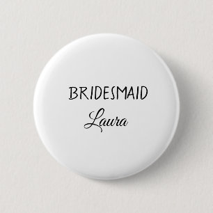 Badge Rond 5 Cm Simple année de cadeau d'ajout de nom d'utilisateu