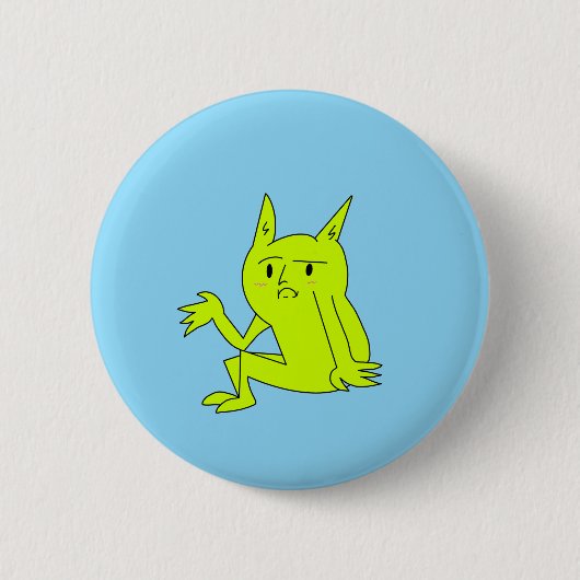 Badge Rond 5 Cm Simple Bouton de Gobelin Assis (Devant)