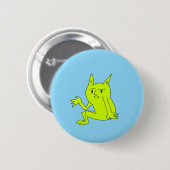 Badge Rond 5 Cm Simple Bouton de Gobelin Assis (Devant & derrière)