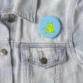 Badge Rond 5 Cm Simple Bouton de Gobelin Assis (En situation)