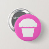 Badge Rond 5 Cm simple cupcake / muffin (Devant & derrière)