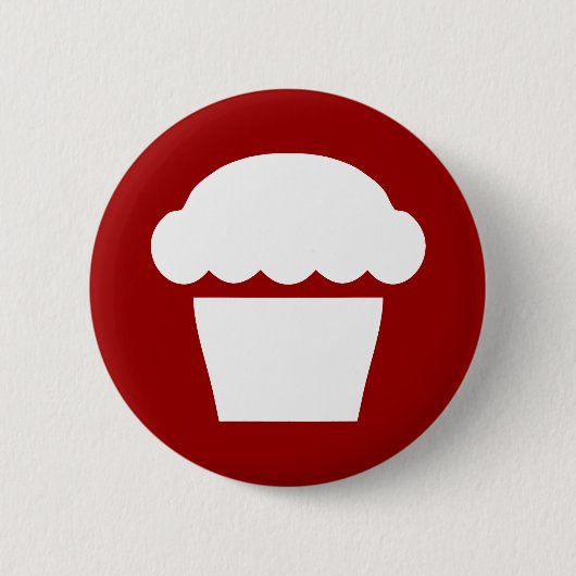 Badge Rond 5 Cm simple cupcake / muffin (Devant)