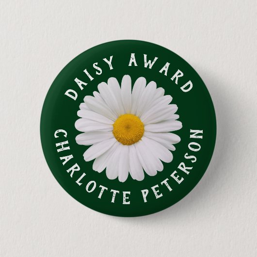 Badge Rond 5 Cm Simple Daisy Award (Devant)