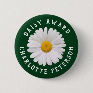 Badge Rond 5 Cm Simple Daisy Award