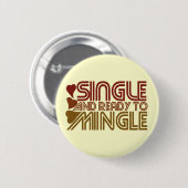 Badge Rond 5 Cm Simple et prêt à MINGLE (Devant & derrière)