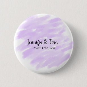 Badge Rond 5 Cm simple minimal ajoutez votre nom mariage personnal