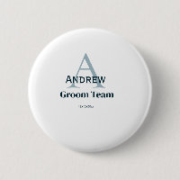 simple monogramme personnalisé groomsmen