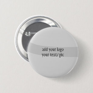 Badge Rond 5 Cm simple personnalisé minimal ajouter votre logo adr