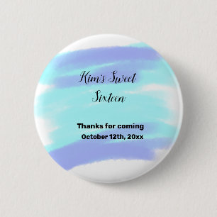 BADGE ROND 5 CM SIMPLE SWEET MINIMAL SIXTEEN ELEGENT CUSTOM