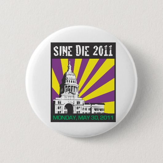 Badge Rond 5 Cm Sine die bouton 2011 (Devant)