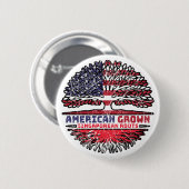 Badge Rond 5 Cm Singapour Singapour Singapour États-Unis États-Uni (Devant & derrière)