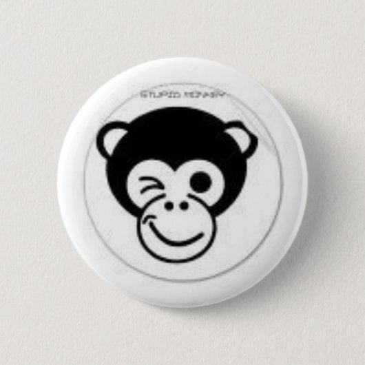 Badge Rond 5 Cm singe (Devant)