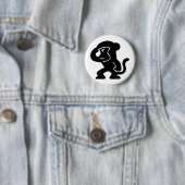 Badge Rond 5 Cm singe (En situation)