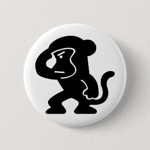 Badge Rond 5 Cm singe