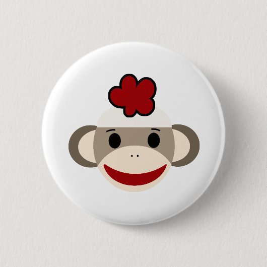 Badge Rond 5 Cm singe (Devant)