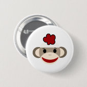 Badge Rond 5 Cm singe (Devant & derrière)