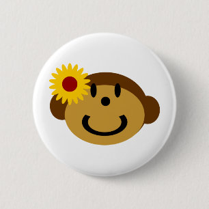 Badge Rond 5 Cm Singe de Mary