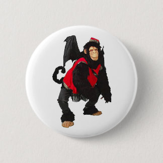 Badge Rond 5 Cm Singe de vol