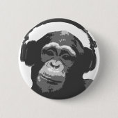 BADGE ROND 5 CM SINGE DU DJ (Devant)