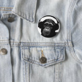 BADGE ROND 5 CM SINGE DU DJ (En situation)