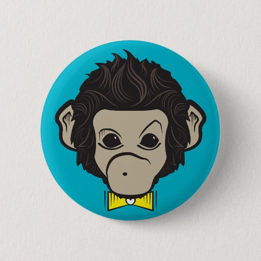 Badge Rond 5 Cm singe identica (Devant)