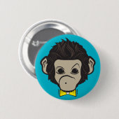 Badge Rond 5 Cm singe identica (Devant & derrière)