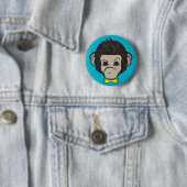 Badge Rond 5 Cm singe identica (En situation)
