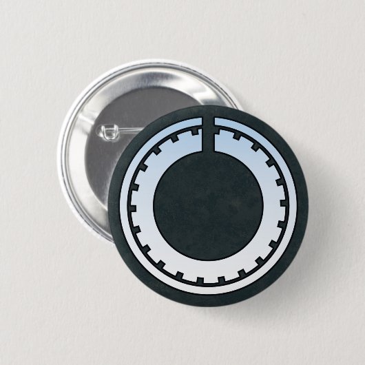 BADGE ROND 5 CM SINKER. (Devant & derrière)