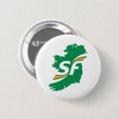 Badge Rond 5 Cm Sinn Fein se boutonnent (Devant & derrière)