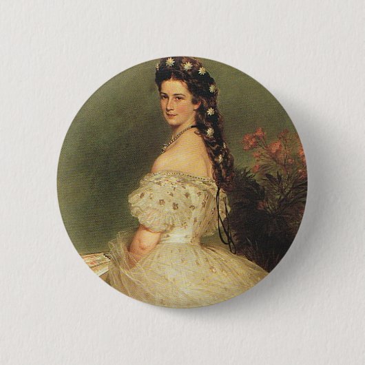 Badge Rond 5 Cm Sissi (Devant)