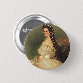 Badge Rond 5 Cm Sissi (Devant & derrière)