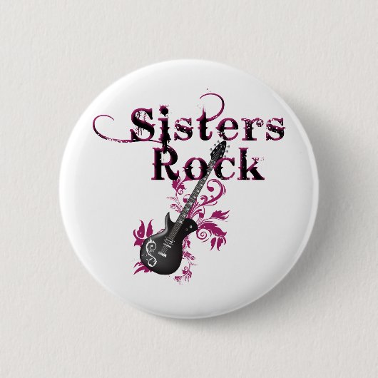 Badge Rond 5 Cm Sisters Rock (Devant)