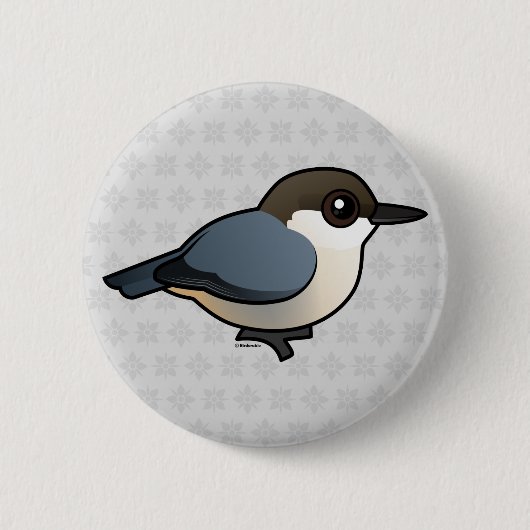 Badge Rond 5 Cm Sittelle pygméenne (Devant)