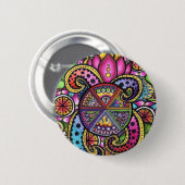 Badge Rond 5 Cm "six " (Devant & derrière)