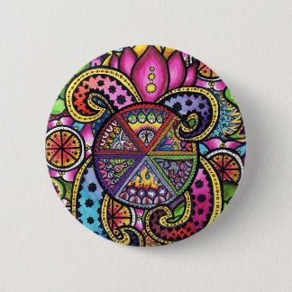 Badge Rond 5 Cm "six "