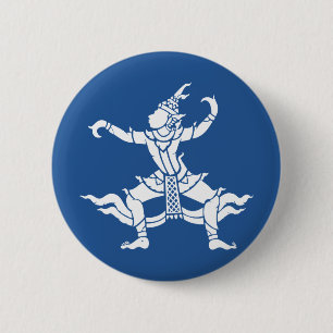 Badge Rond 5 Cm SIX Danseuse thaïlandaise ⚠ Thaïlande ⚠