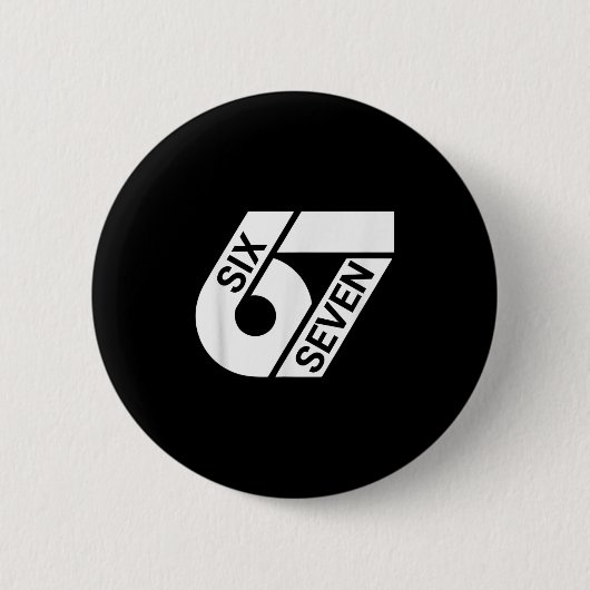 Badge Rond 5 Cm Six Sept Mèmes Drôle (Devant)