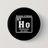 Badge Rond 5 Cm Six Seven 6 7 Funny Number Meme (Devant)