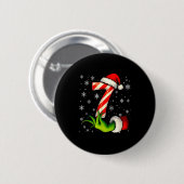 Badge Rond 5 Cm Six Seven Funny Christmas Couple Matching Meme  (Devant & derrière)